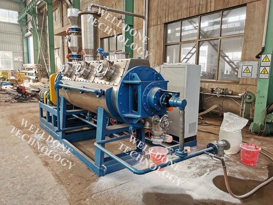 थर्मल ऑयल हीटिंग SUS304 डिस्क प्रकार वैक्यूम पेडल ड्रायर