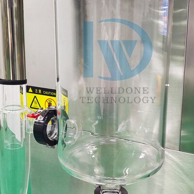 30~300℃ तापमान नियंत्रण के साथ लैब मिनी स्प्रे ड्रायर, 1kg/h वाष्पीकरण क्षमता और कम शोर (<50db)