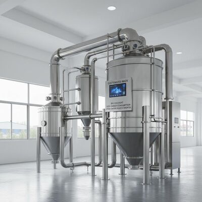 अनुकूलित निर्मित और बड़ी छूट में, कम ऊर्जा खपत वाला स्प्रे ड्रायर, प्रक्रिया छोटी