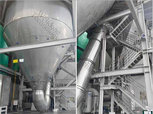 कस्टमाइज्ड मेड और बड़े डिस्काउंट पर एनर्जी सेविंग सीई एसेप्टिक मल्टी स्टेज सेंट्रीफ्यूगल स्प्रे ड्रायर