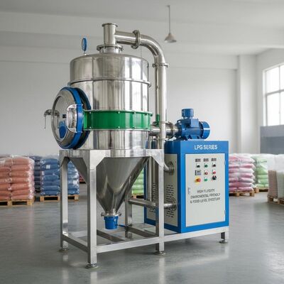 पर्यावरण अनुकूल और खाद्य स्तरीय डाईस्टफ औद्योगिक ड्रायर मशीन एलपीजी श्रृंखला उच्च तरलता