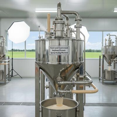 खाद्य स्तर अनुकूलित सोयाबीन प्रोटीन स्प्रे सुखाने की मशीन