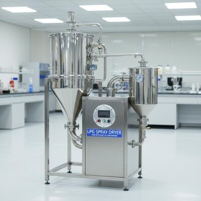 उच्च दक्षता और अनुकूलित निर्मित एलपीजी मिनी स्प्रे ड्रायर सुखाने की मशीन