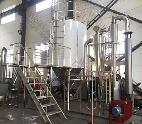 फार्मेसी स्तर अनुकूलित बनाया मटर पौधे पत्ता प्रोटीन अलग छिड़काव ड्रायर औद्योगिक छिड़काव सुखाने की मशीन
