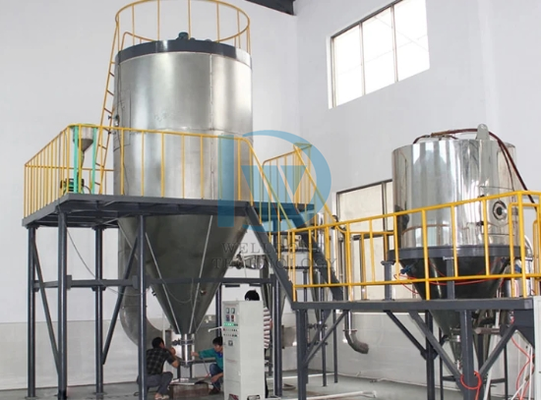 120-350℃ सुखाने के तापमान के साथ फार्मेसी स्तर और अनुकूलित जीएमपी स्प्रे सुखाने की मशीन