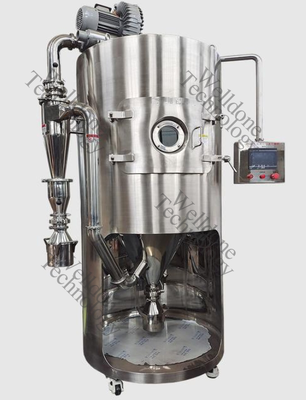 कम लागत और उच्च कुशल SUS316L दो द्रव नोजल स्प्रे ड्रायर 70% सुखाने की क्षमता के साथ