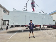 खाद्य और रासायनिक उत्पाद के लिए ऊर्जा बचत जाल बेल्ट ड्रायर