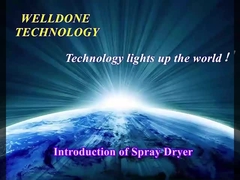 औद्योगिक स्प्रे सुखाने की मशीन 380V SUS316L 55KW गैस/डीजल